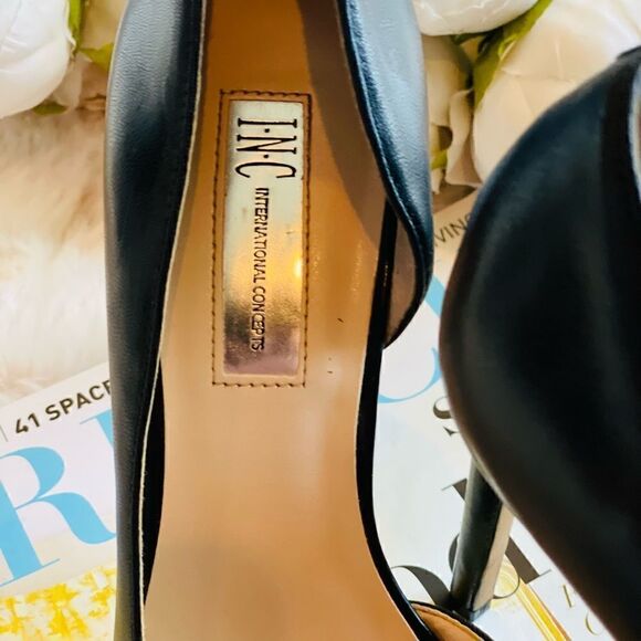 ♥️ Black Stiletto d’Orsay Heels/Shoes, size 8.5 - Picture 10 of 13